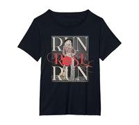 Run Rose Run Guitar Dolly Parton T-Shirt, Women's Plus, Black, 2X