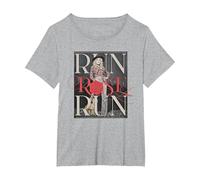 Run Rose Run Guitar Dolly Parton T-Shirt, Women's Plus, Heather Grey, 5X