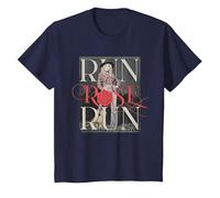 Run Rose Run Guitar Dolly Parton T-Shirt, Youth, Navy Blue, 4T