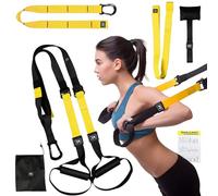 RUN.SE RUN.SE Suspension Training Kit,Resistance Trainer for Full Body for All Levels,Indoor & Outdoor Use Adjustable Training Straps,Supports Up to 500Kg, All-in-ONE Home Gym Equipment