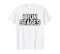 Run Stages Not Roads Competitive Shooter Humor Athletic T-Shirt