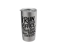 Run the Office Administrative Assistant Executive Secretary Stainless Steel Insulated Tumbler