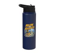 Run the Ridges Trail Running Dog Mountain Stainless Steel Insulated Water Bottle