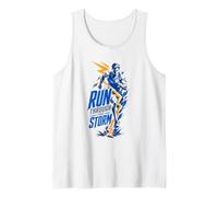 Run Through The Storm Running Graphic for Runners Men Women Tank Top