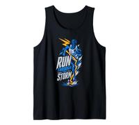 Run Through The Storm Running Graphic for Runners Unisex Tank Top