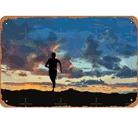 Run To Glory Photographic Print Metal Tin Sign Vintage 8x12 Inch