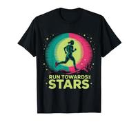 Run Towards The Stars Cosmic Running Design T-Shirt