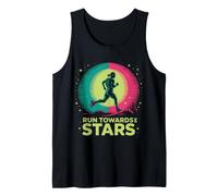 Run Towards The Stars Cosmic Running Design Tank Top
