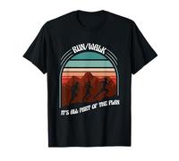 Run Walk It's Part Of The Plan Sport Walk Run T-Shirt