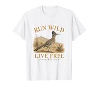 Run Wild Live Free New Mexico Value Graphic T-Shirt, Men, White, XL