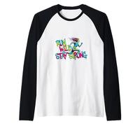 Run Wild Stay Strong Gym Woman Runner Motivation Raglan Baseball Tee