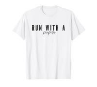 Run with a Purpose - Motivational Running Marathon Runner T-Shirt