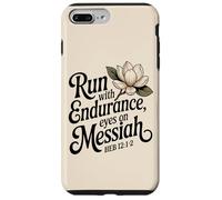 Run with Endurance, Eyes on Messiah Heb 12:1-2 Case for iPhone 7 Plus/8 Plus