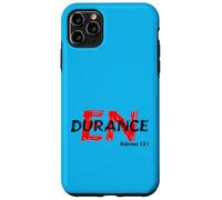 Run With Endurance - Hebrews 12:1 Christian Perseverance Case for iPhone 11 Pro Max