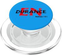 Run With Endurance - Hebrews 12:1 Christian Perseverance PopSockets PopGrip for MagSafe