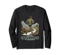 Run with Endurance Hebrews 12:1 Long Sleeve T-Shirt