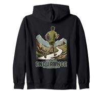 Run With Endurance Hebrews 12:1 Zip Hoodie