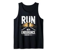 Run with Endurance Hebrews Christian Marathon Runner Tank Top