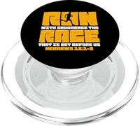 Run With Endurance the Race Set Before Us Running PopSockets PopGrip for MagSafe
