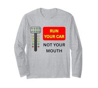 Run Your Car Not Your Mouth Mechanic Gear - Brain Engineer Long Sleeve T-Shirt