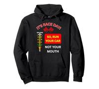 Run Your Car Not Your Mouth Mechanic Gear - Brain Engineer Pullover Hoodie