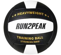 RUN2PEAK Setter Training Volleyball Official Size 5 Volleyballs Heavy Weight Ball PU Practice Volley Balls for Indoor Rebounder Equipment Setters Weighted Volleyball Setting Trainer