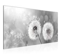 Runa Art Canvas Wall Art Flower Dandelion 1 Part Non-woven Canvas Prints for Living Room and Bedroom Nature Black-And-White 023612c