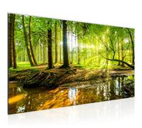 Runa Art Canvas Wall Art Forest Landscape 1 Part Non-woven Canvas Prints for Living Room and Bedroom Nature Green 611712a