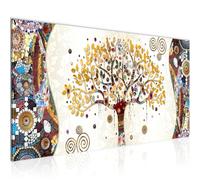 Runa Art Canvas Wall Art Gustav Klimt Tree Of Life 1 Part Non-woven Canvas Prints for Living Room and Bedroom Abstract Tree Colorful 004612a