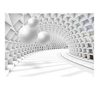 Runa Art Photo Wallpaper 3D Abstract 352 x 250 cm Non-Woven Wall Art XXL Moderne Living Room Bedroom White 9223011c
