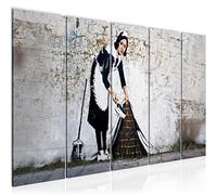 Runa Art Picture Maid banksy Image Non-Woven Photo Wall Decoration Living Room Bedroom 301756b