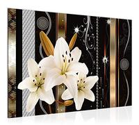 Runa Art Wall Picture Flowers Lilies Modern Canvas - 100% Made In Germany - Hall 008415a