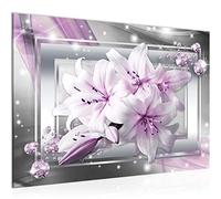 Runa Art Wall Picture Flowers Lilies Modern Canvas - 100% Made In Germany - Hall 021715b