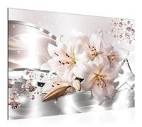 Runa Art Wall Picture Flowers Lilies Modern Canvas - 100% Made In Germany - Hall 021815a