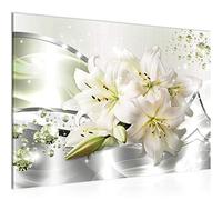 Runa Art Wall Picture Flowers Lilies Modern Canvas - 100% Made In Germany - Hall 021815b