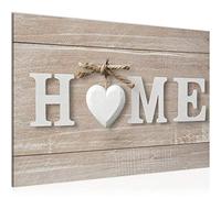 Runa Art Wall Picture Home Wood Modern Canvas - 100% Made In Germany - Wood Design award Beige Hall 014715a