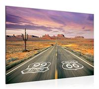 Runa Art Wall Picture Route 66 Grand canion Modern Canvas - 100% Made In Germany - Hall 611315a
