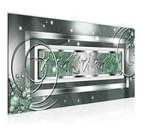 Runa Art Wall Pictures Abstract Modern Non-Woven Canvas Living Room Hall Diamond Gray Green 108012c