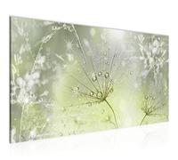Runa Art Wall Pictures Dandelion Modern Non-Woven Canvas Living Room Hall Grasses Green Grey 205612b
