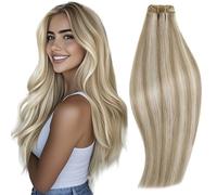 RUNATURE Weft Hair Extensions Real Human Hair 16 In #P8/60