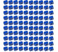 RUNCCI-YUN 100pcs 5mm Pitch 2 Pin PCB Mount Screw Terminal Block blue(100pcs 2 Pin)