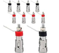 RUNCCI-YUN 10Pcs Amplifier Speaker Connector Binding Post Terminal Push Quick Type,Binding Post Spring Loaded Press speaker binding post speaker plugs for hifi