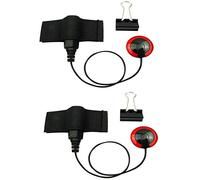 RUNCCI-YUN 2 Pcs Piezo Contact Microphone Mic, Guitar Microphone Pickup, for Guitar Violin Ukulele Cello Banjo Instruments Accessory