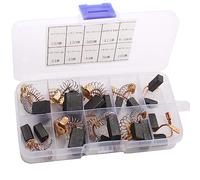 RUNCCI-YUN 20 PCS Motor Carbon Brushes Motor Replacement Repair Parts Electric Motor Brushes Carbon Brushes Replacemen for Hand Drill, Blower, Blender, Power Tool, Circular Saw, Cut-Off Saw