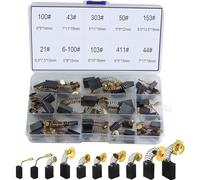RUNCCI-YUN 40 PCS Motor Carbon Brushes Motor Replacement Repair Parts Electric Motor Brushes Carbon Brushes Replacemen for Hand Drill, Blower, Blender, Power Tool, Circular Saw, Cut-Off Saw