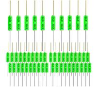 RUNCCI-YUN 50pcs Metal Ball Switch Angle Tilt Vibration Switch SW-200D Ball Switch Tilt Sensor Switch Tilt Shaking Trigger Switch for Arduino Raspberry Pi DIY Electric Vehicle Alarm(green）