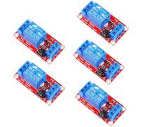 RUNCCI-YUN 5pcs Relay Module DC 5V 1 Channel Relay Board RUNCCI-YUN with Optocoupler Isolation Support High or Low Level Trigger for Arduino