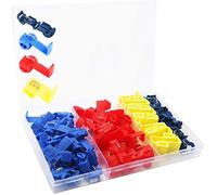 RUNCCI-YUN 60pcs Quick Splice Connector Terminals,Wire Connectors, Electrical Wire Splice Connectors, Branch Connector -- 20Pcs Red, 20Pcs Blue, 10Pcs Yellow,10 pcsLight blue