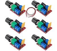 RUNCCI-YUN 6pcs 3V 6V 12V 24V 35V 5A Motor Speed Controller module Mini DC Motor PWM Speed Controller switch control controller Switch LED Dimmer