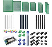 RUNCCI-YUN PCB Board Kits, Double Sided PCB Board Prototype Printed Circuit Board,for DIY Soldering and Electronic Project Compatible with Arduino Kits